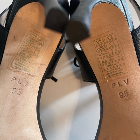 Pour La Victoire PLV Black Tie Stiletto Heeled Sandals - Picture 9 of 10